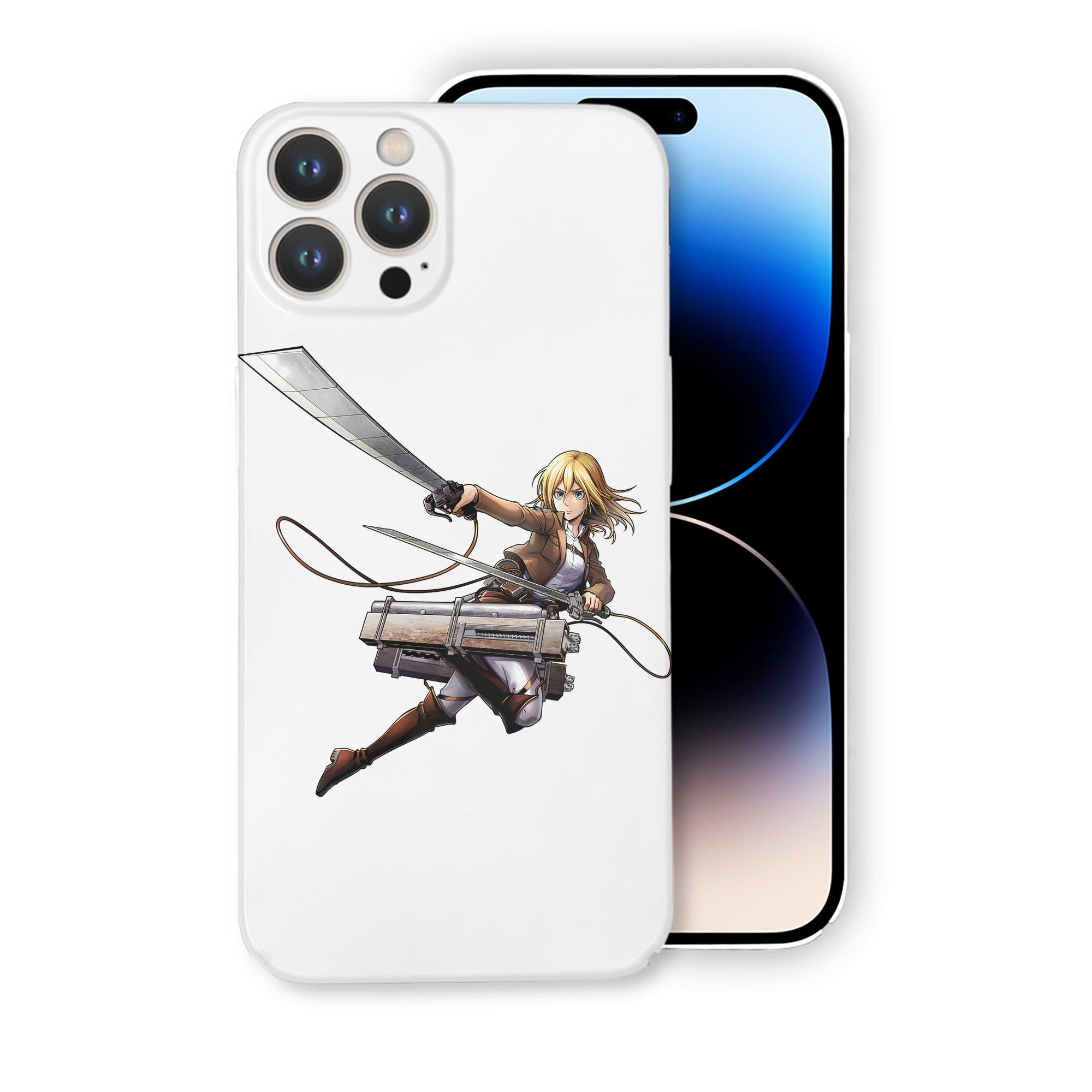（画像用） 進撃の巨人 クリスタ·レンズ Attack on Titan Christa Lenz 【iPhone 14シリーズ対応】ハードケース